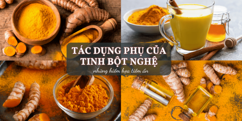 tác dụng phụ của tinh bột nghệ